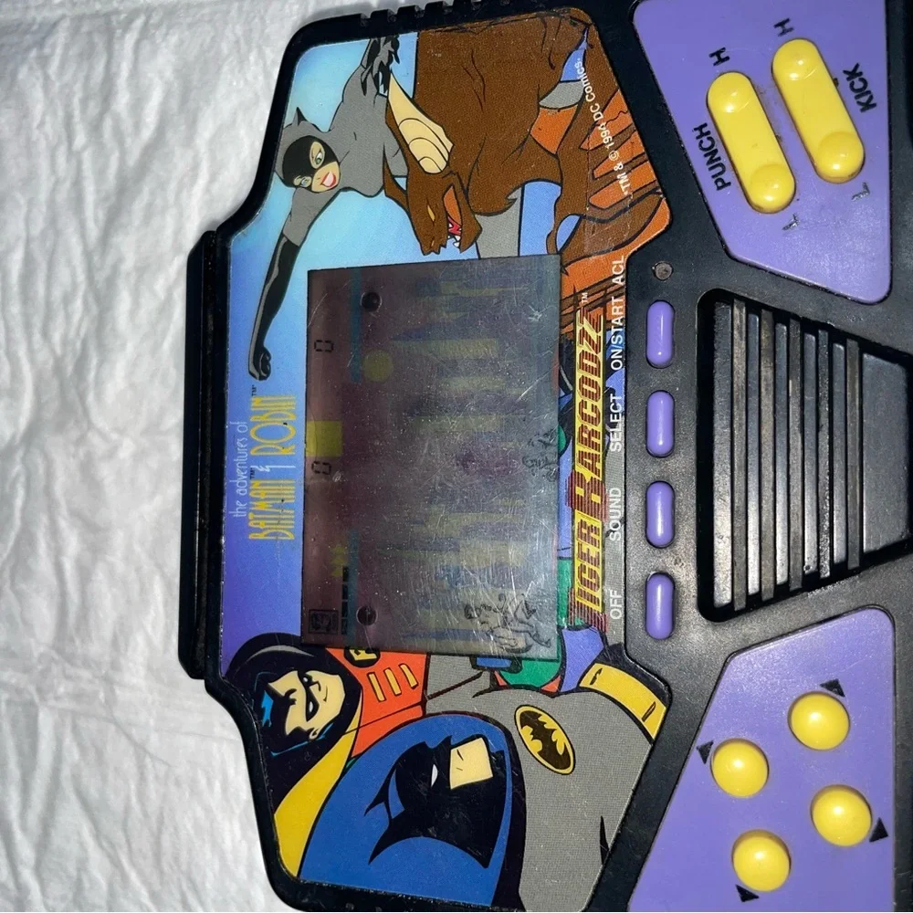 Tiger Electronics Tiger Barcodzz The Adventure Of Batman & Robin - TESTED WORKS